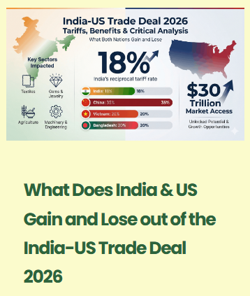 Logistics blog on what does India & US gain and lose out of India-US trade deal