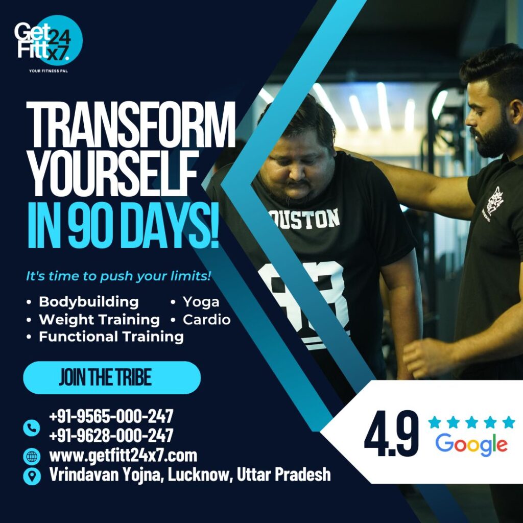 Gym instagram post designed by Akash